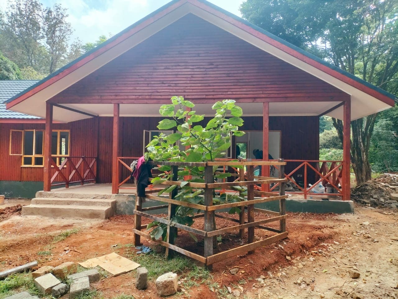 Wooden holiday home near Lake Naivasha Kenya