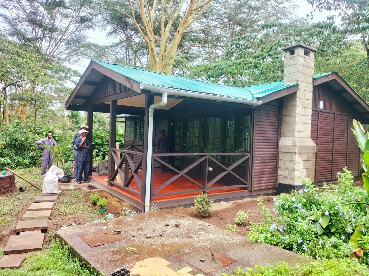 Wooden house built in Nairobi Kenya
