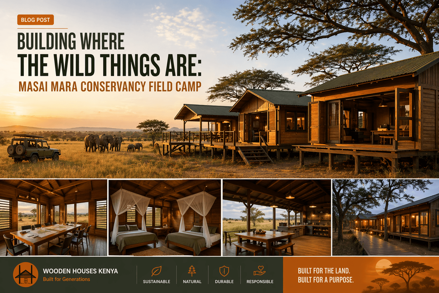 Building Where the Wild Things Are: Masai Mara Conservancy Field Camp